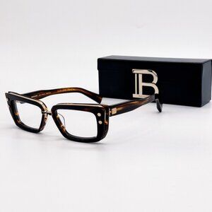 NEW BALMAIN EYEGLASSES BALMAIN BPS-134B HAVANA BROWN EYEWEAR BALMAIN